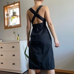 Everlane The Clean Cotton Cross-Back Dress